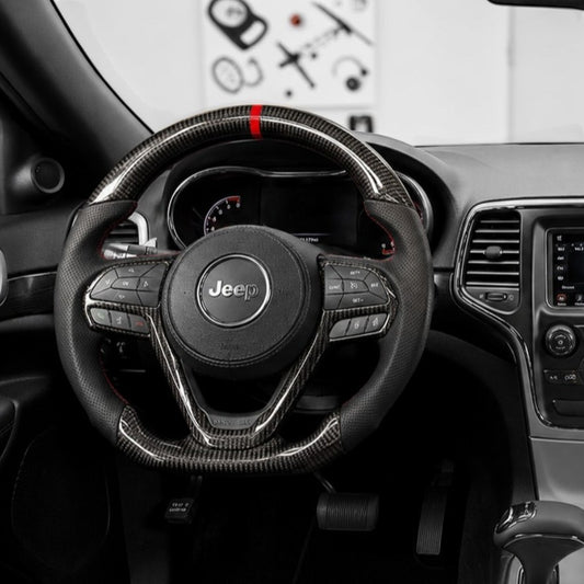 Carbon Fiber Steering Wheel for WK2 Jeep Cherokee