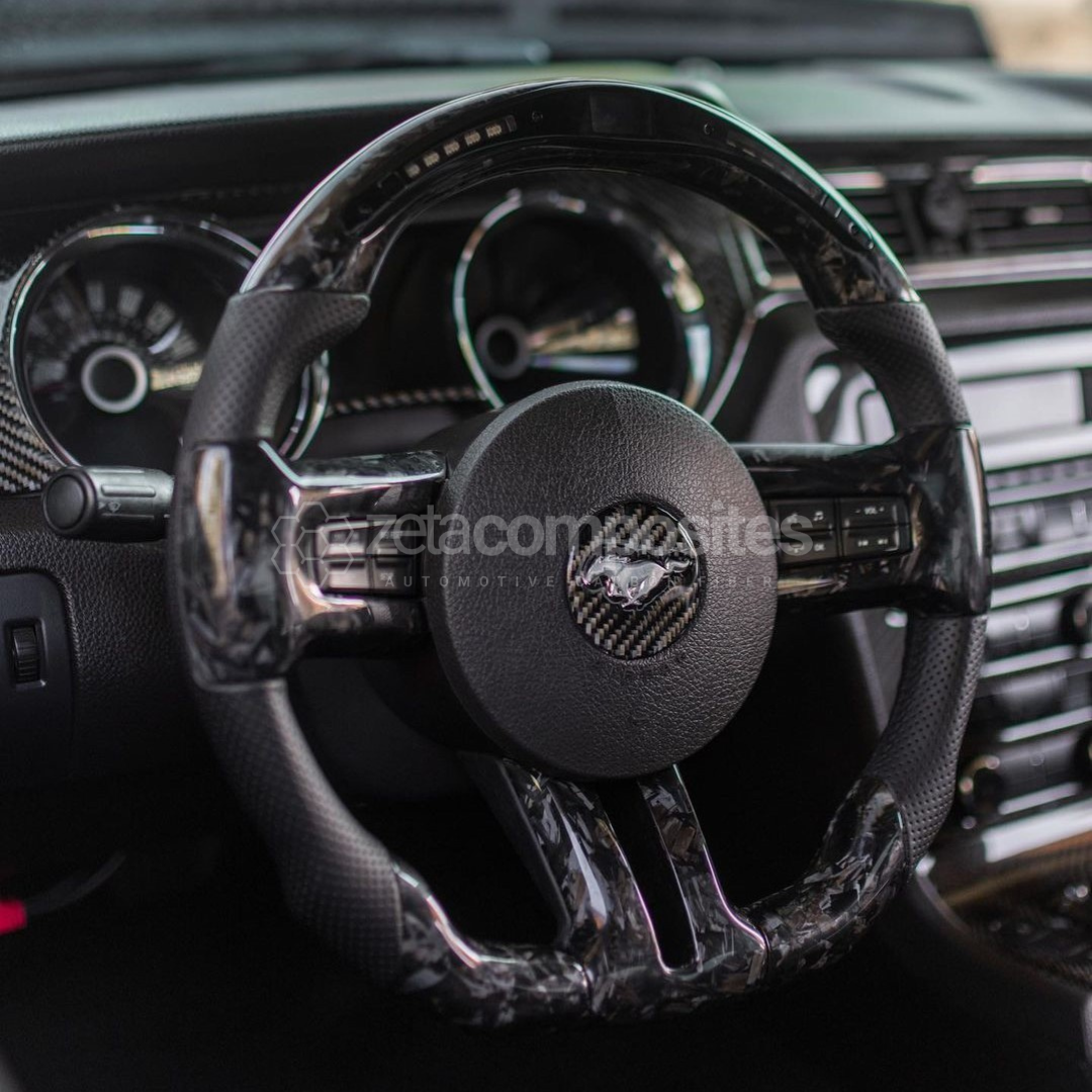 Carbon Fiber Steering Wheel for Mustang (2010'-2014')