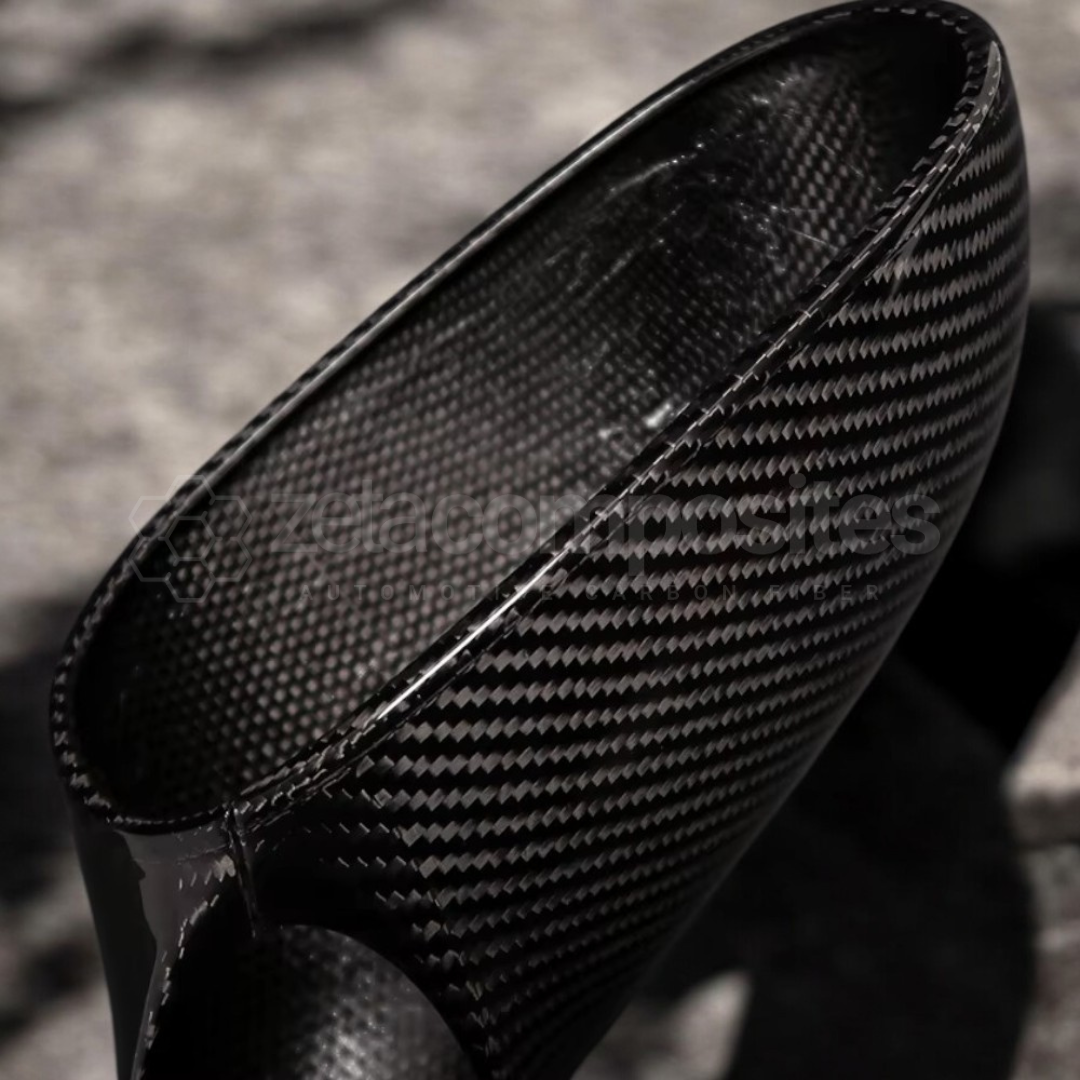 C6 Corvette Carbon Fiber Mirrors Caps Covers Set