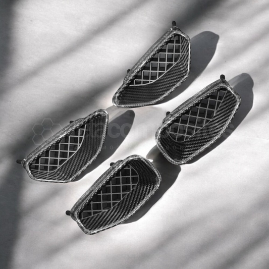 Carbon Fiber Front Fender Vents for C6 ZR1 Corvette