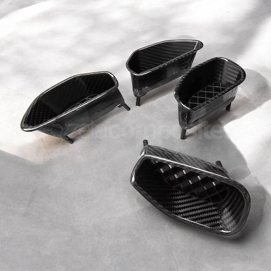 Carbon Fiber Front Fender Vents for C6 ZR1 Corvette