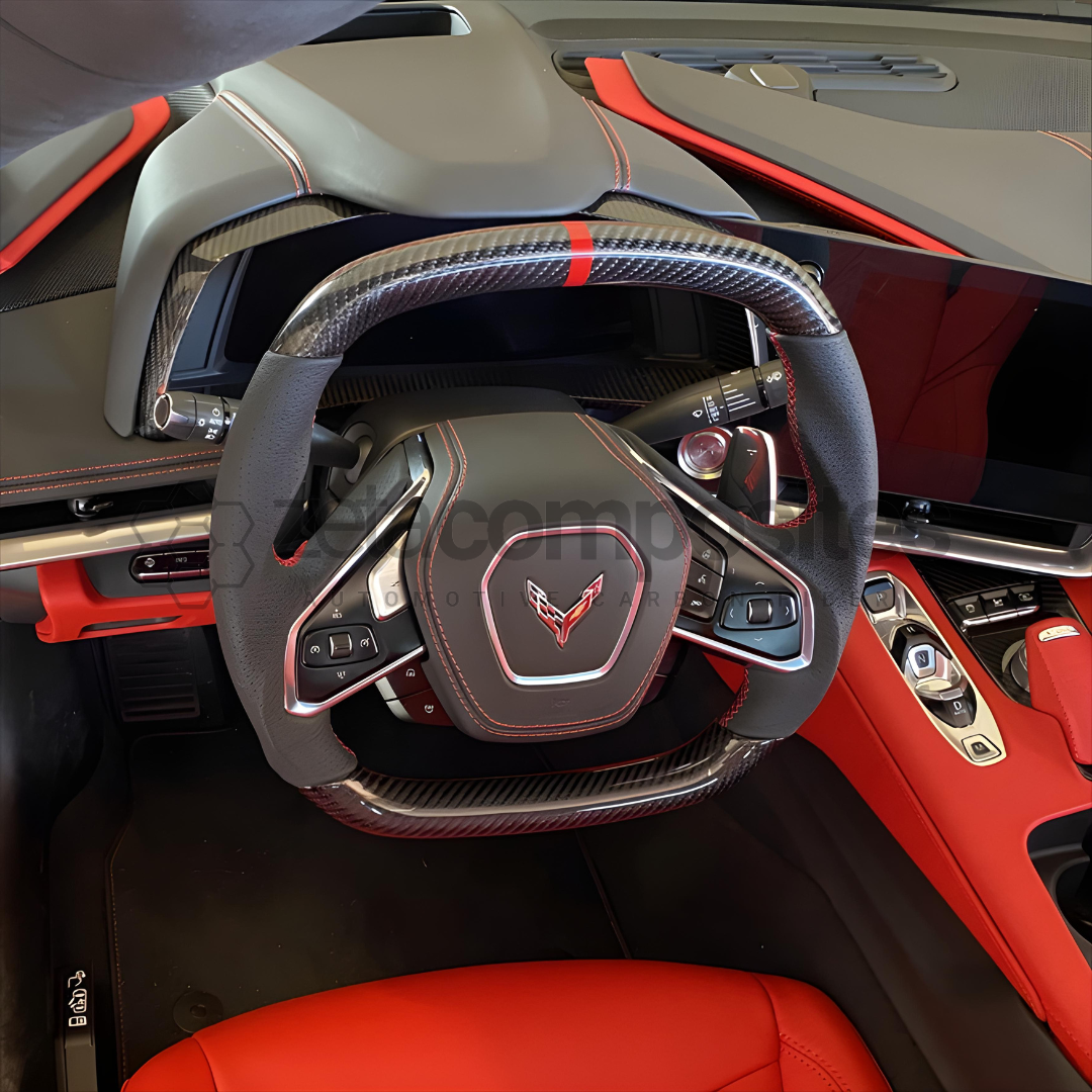 Carbon Fiber Steering Wheel for C8 Corvette Stingray / Z06
