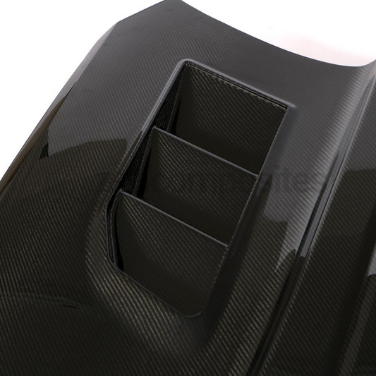 Camaro Carbon Fiber TS Intake Vent Style Hood 2016+