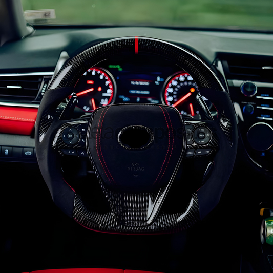 (2018'+) for Camry / Corolla Hatch Carbon Fiber Steering Wheel