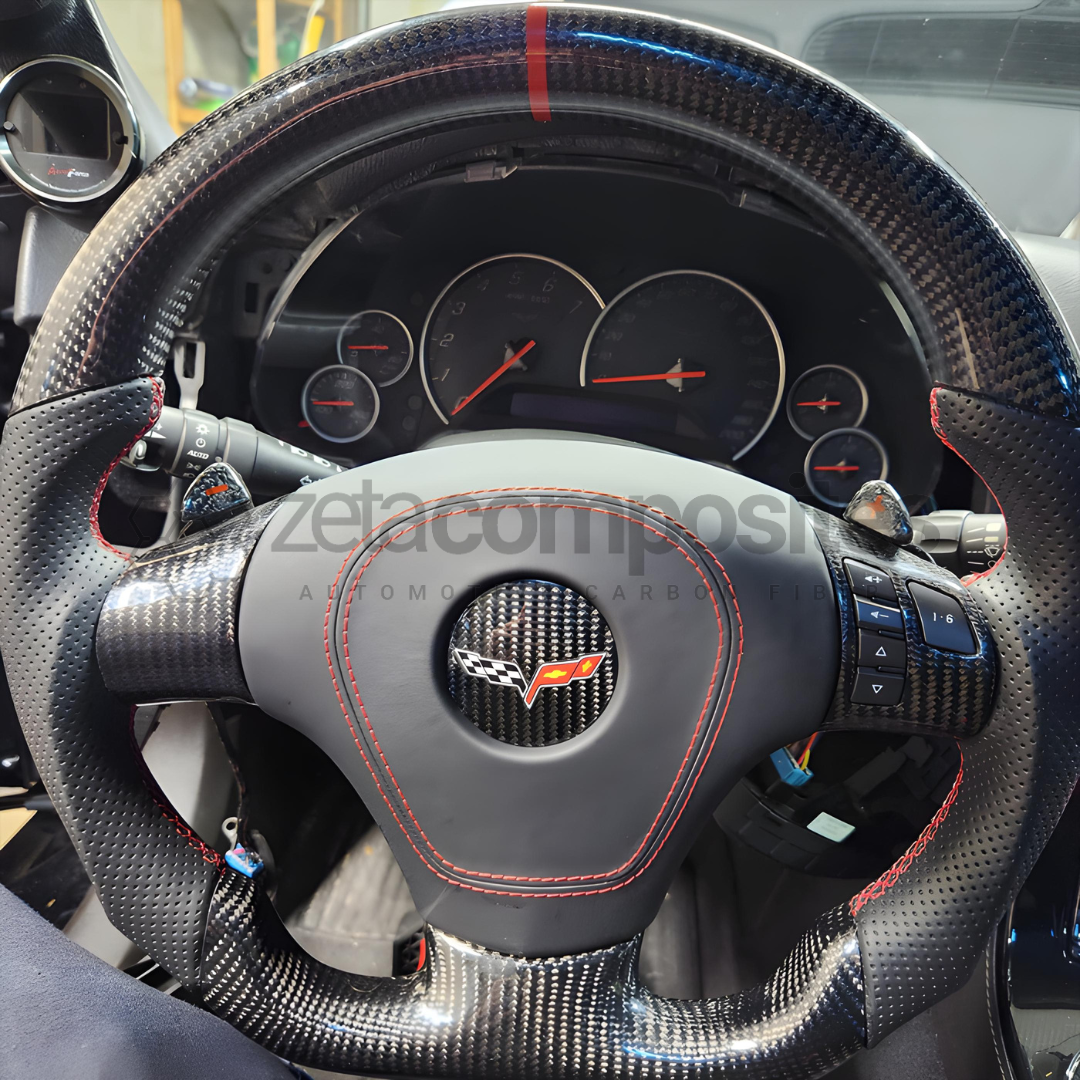Carbon Fiber Steering Wheel for C6 Corvette