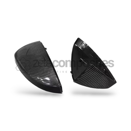 2015-2018 Audi RT TT TTS Carbon Fiber Mirror Cap Direct Replacement Set