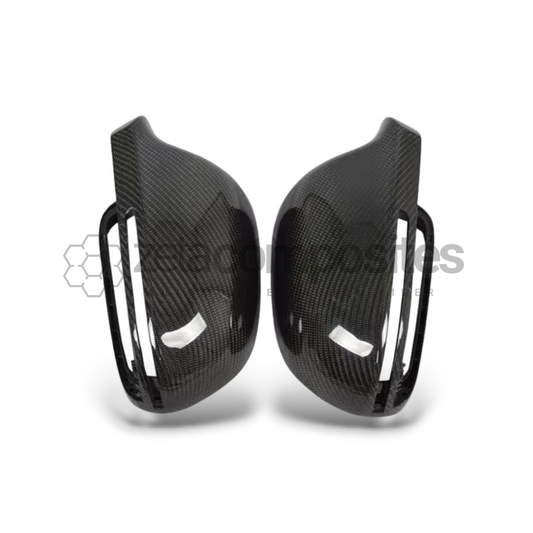 2009-2014 Audi A/S/Q/RS/B Carbon Fiber Mirror Cap Replacement Set