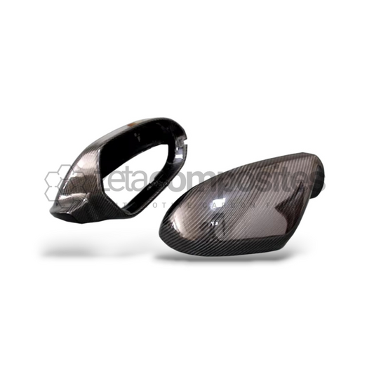 2012-2018 Audi A/C/S/RS Carbon Fiber Mirror Cap Replacement Set