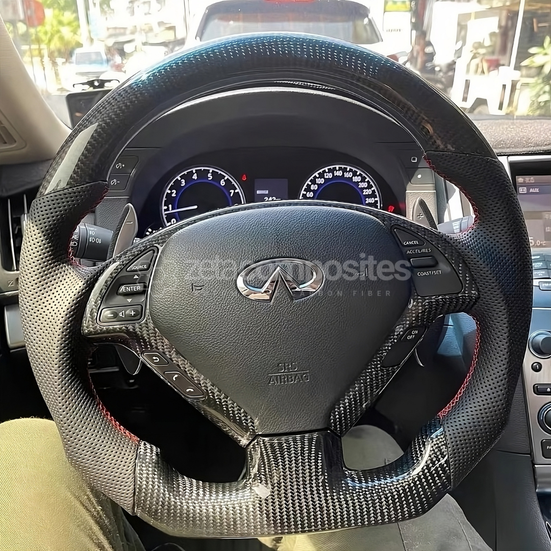 Carbon Fiber Steering Wheel for (08'-13') G37 G35