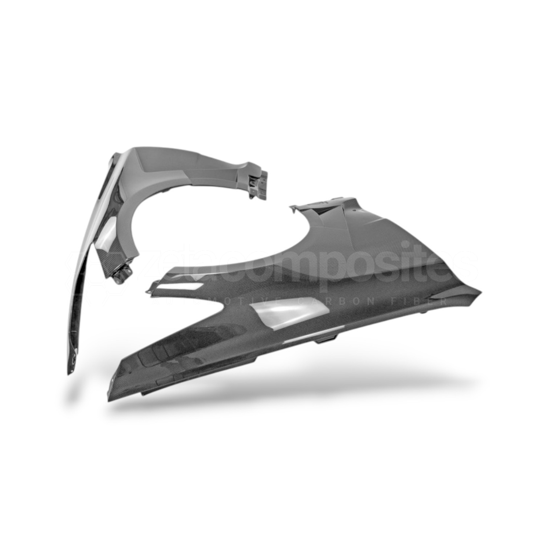 Carbon Fiber Fenders for Kia Stinger Side Vented
