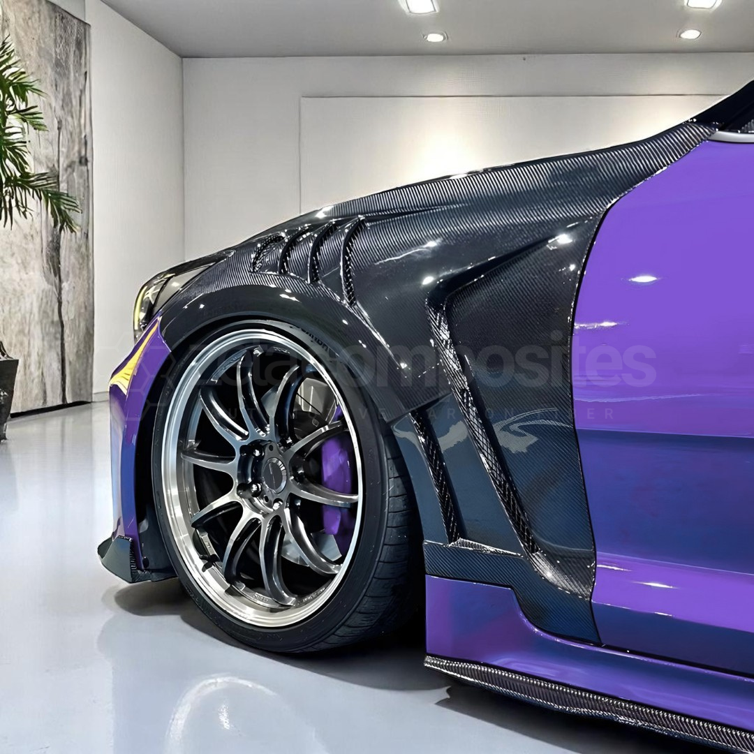 Carbon Fiber Fenders for Kia Stinger Double Vented
