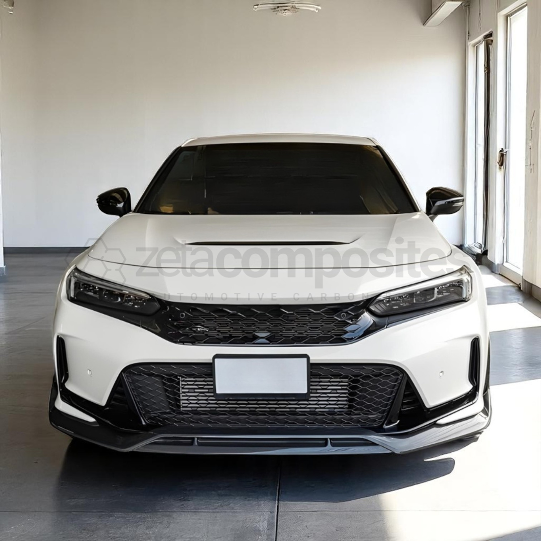 Carbon Fiber Front Lip V Style for 11th Gen Honda Civic FL5 Type R
