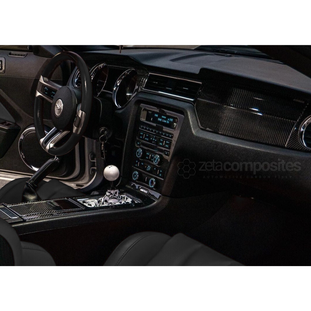 Mustang Carbon Fiber Interior Trim Kit Full for 2010-2014 S197