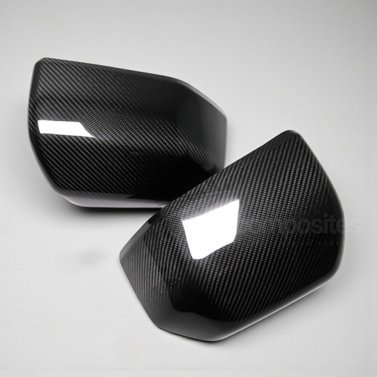 Carbon Fiber Mirror Cap Covers For Ford F150 / Raptor (2015'-2020')