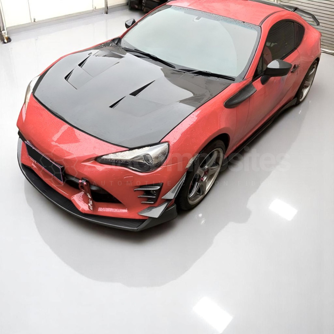Carbon Fiber Hood Scion FRS / Subaru BRZ / Toyota 86 2013-2020 - Quad Vent Style