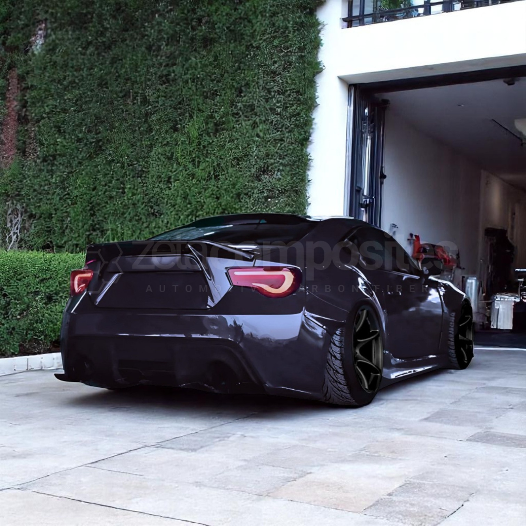 Carbon Fiber Rear Trunk Lip Spoiler For Subaru BRZ Toyota GT86 Scion FR-S
