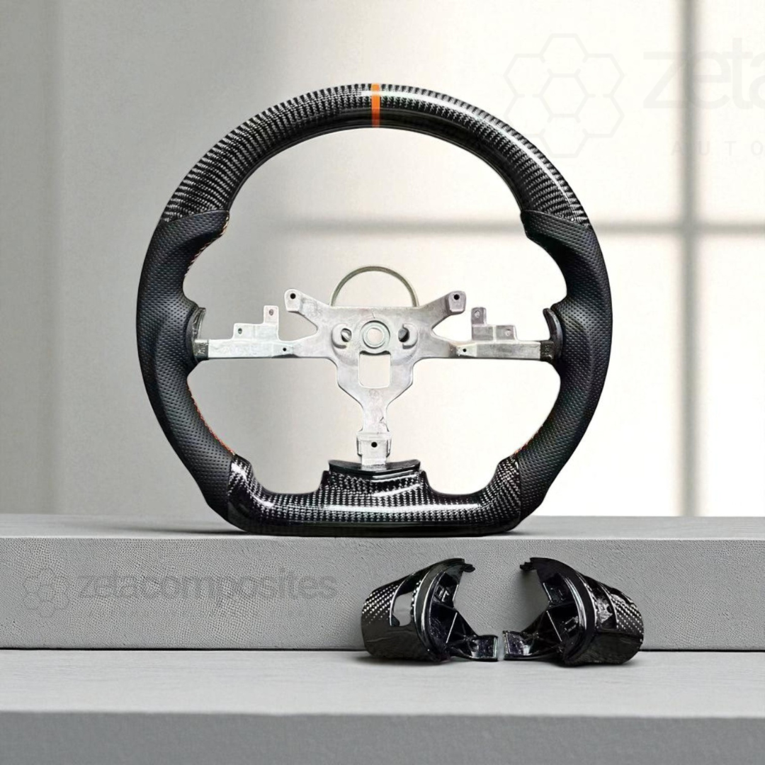 Carbon Fiber Steering Wheel for C6 Corvette (Button Frames Included)