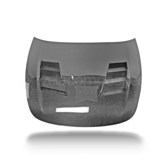 Track Style Carbon Fiber Hood for Kia Stinger