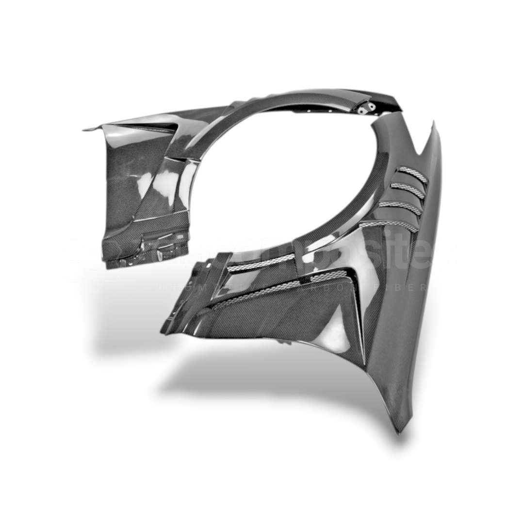 Carbon Fiber Fenders for Kia Stinger Double Vented