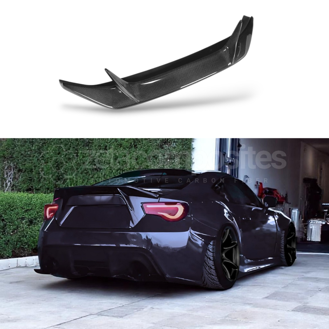 Carbon Fiber Rear Trunk Lip Spoiler For Subaru BRZ Toyota GT86 Scion FR-S