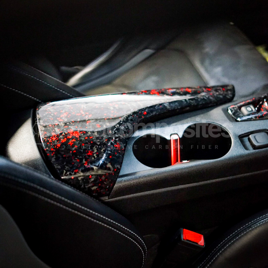 Camaro Carbon Fiber Center Console Trim Covers Set (2016-2024)