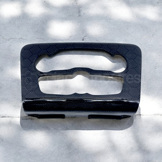 carbon fiber charger interior radio bezel