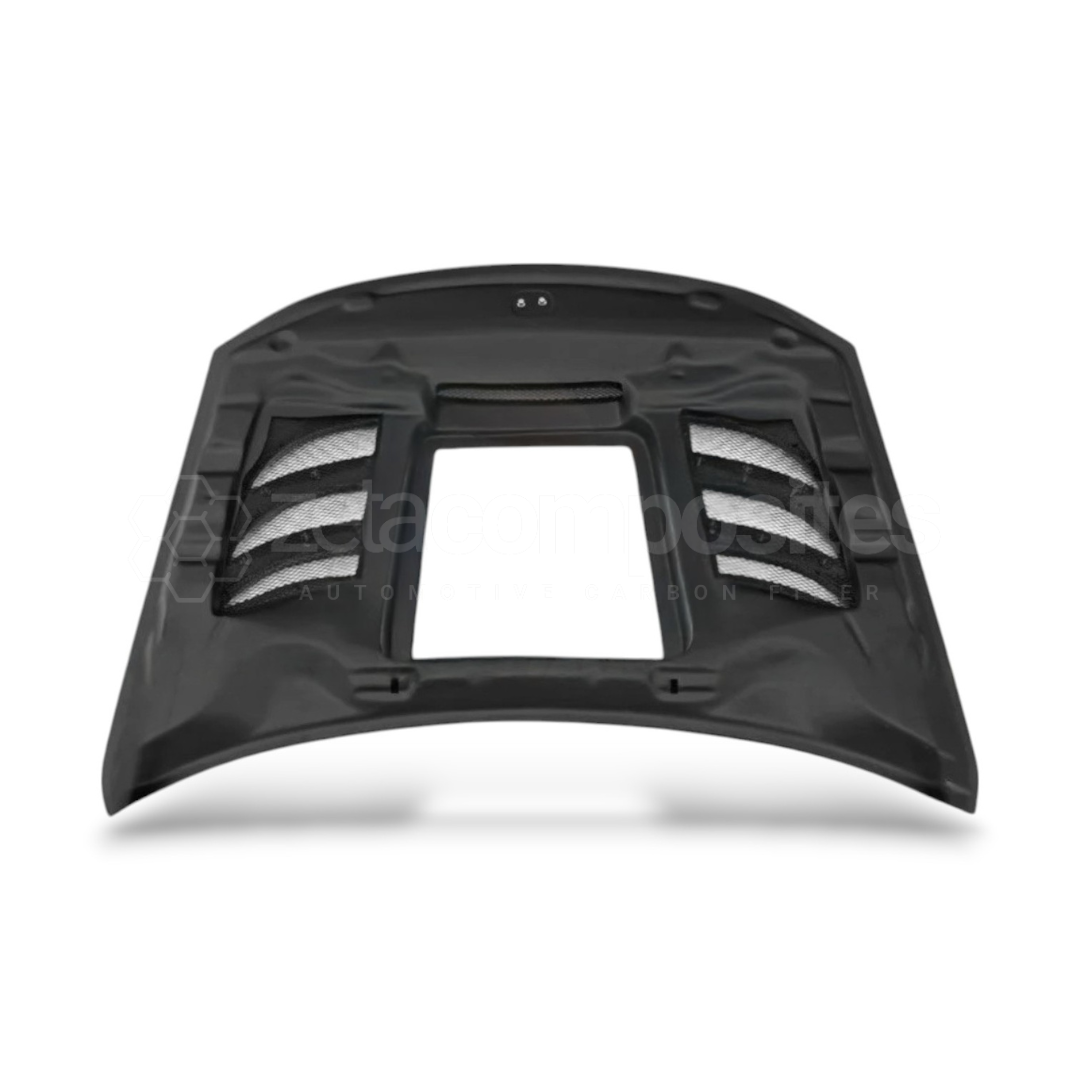 Dodge Charger Carbon Fiber Hood with Glass Window (2015-2023)