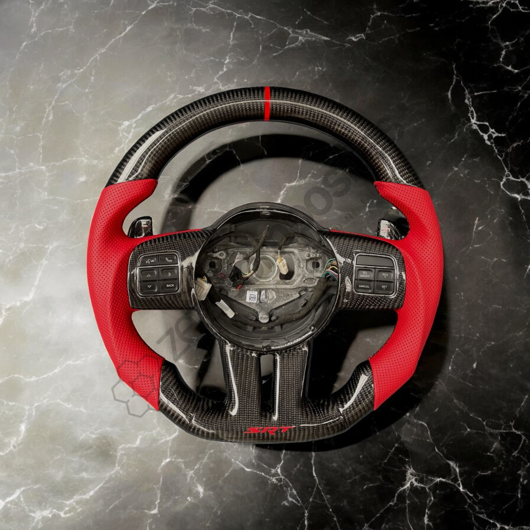 custom carbon fiber steering wheel for chrysler 300