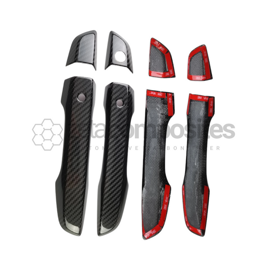 Carbon Fiber Door Handle Covers for 9th Gen Honda Civic Sedan