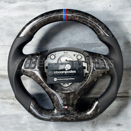 e92 e90 custom carbon fiber steering wheel