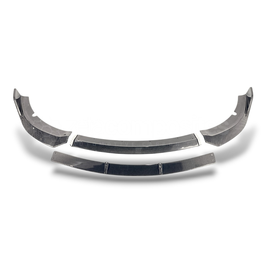 Dodge Charger Carbon Fiber Front Lip 3pc (2015-2023)
