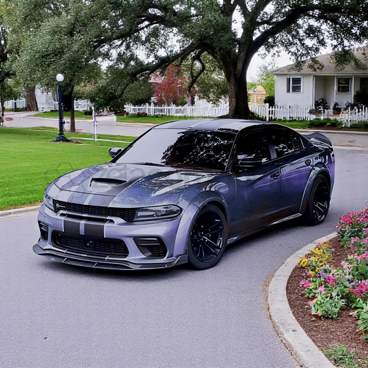 Dodge Charger Carbon Fiber Front Lip 3pc (15'-23')