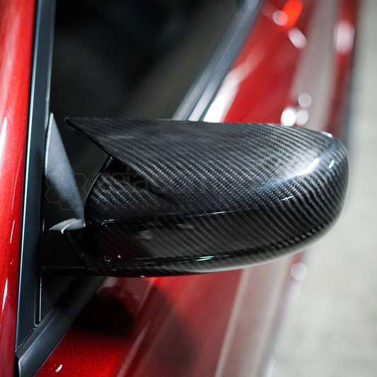 Dodge Charger / Chrysler 300 M Style Carbon Fiber Mirror Cap Covers 2011+