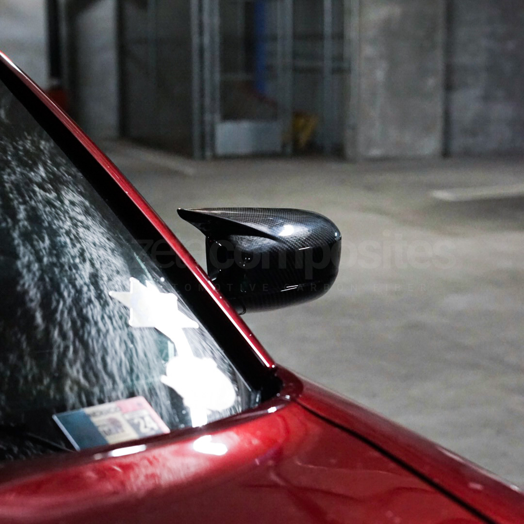 Dodge Charger / Chrysler 300 M Style Carbon Fiber Mirror Cap Covers 2011+