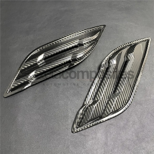2017-2020 Ford Raptor F150 Carbon Fiber Fender Vent Set Trim Covers