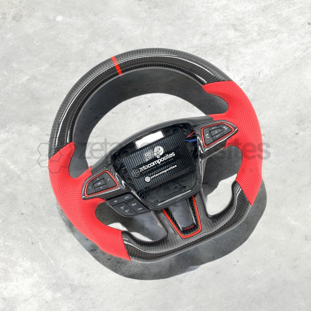 Carbon Fiber Steering Wheel for Ford Focus ST/RS