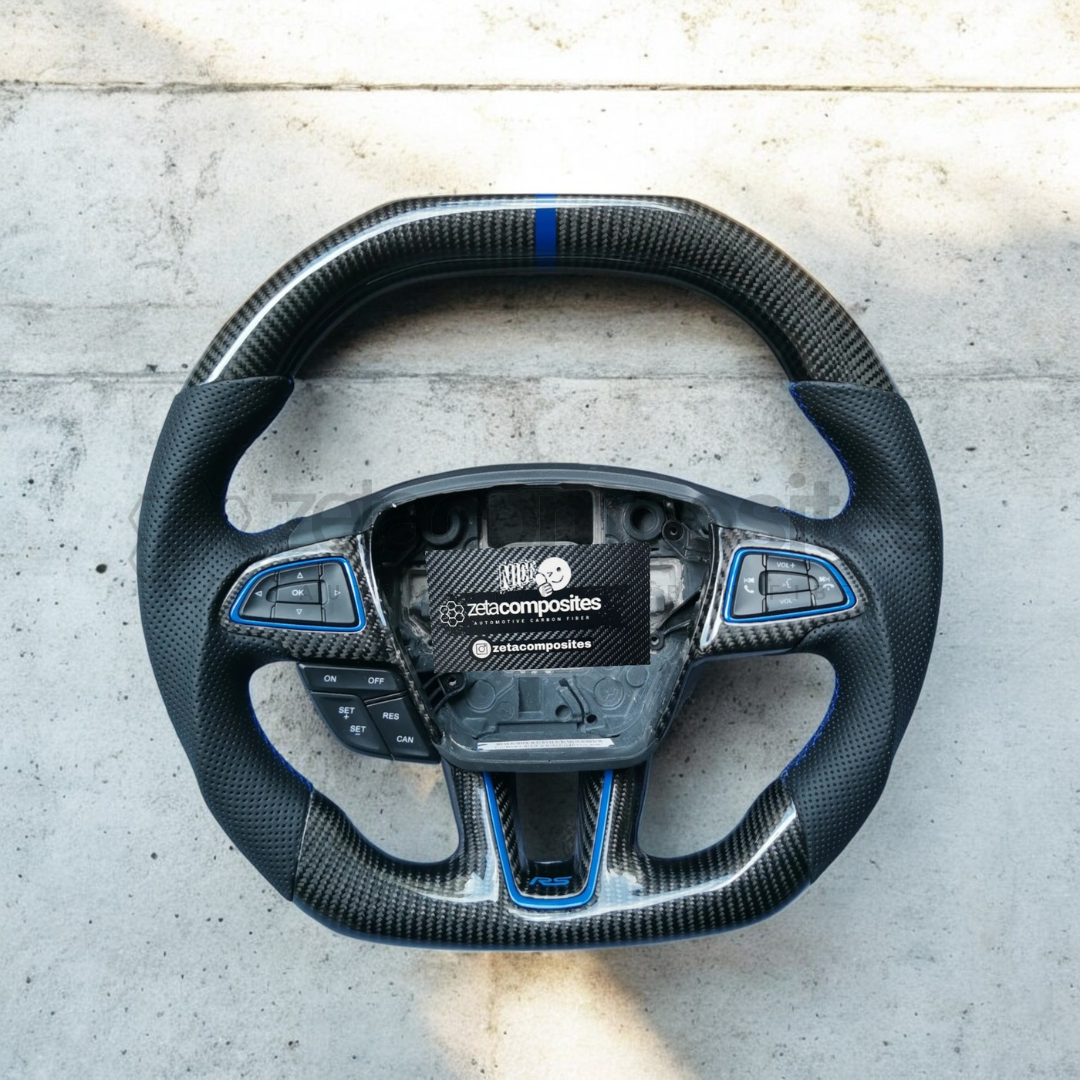 Carbon Fiber Steering Wheel for Ford Focus ST/RS