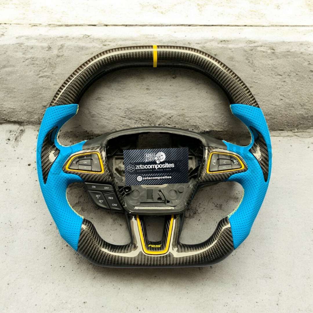 Carbon Fiber Steering Wheel for Ford Focus ST/RS