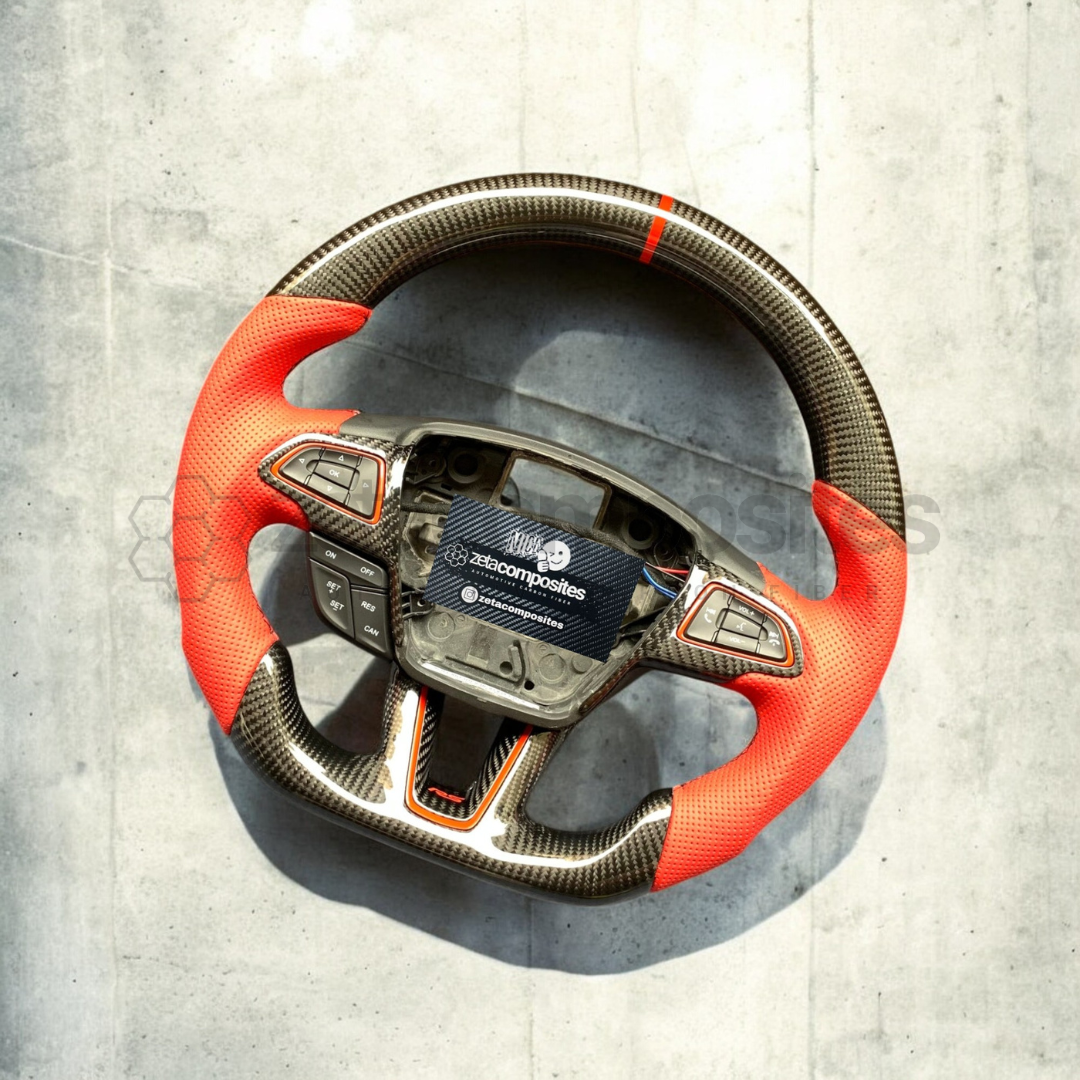 Carbon Fiber Steering Wheel for Ford Focus ST/RS