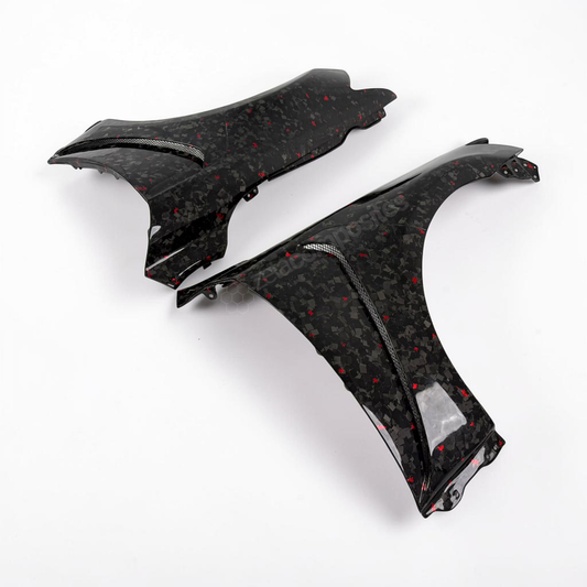 (2014'-2020') Lexus IS Carbon Fiber Hood & Fenders Kit - Vented