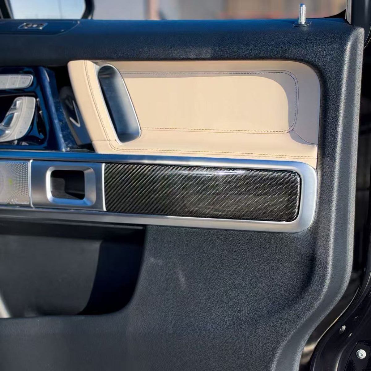 (2019'+) Mercedes G550 G63 Carbon Fiber Door Panel Covers (Set of 4)