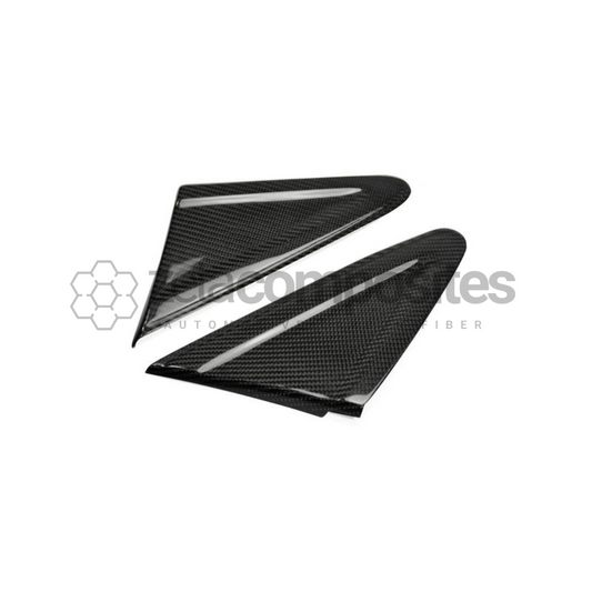 Carbon Fiber Pillar Covers for 9th Gen Civic FB - 6 Piece Exterior