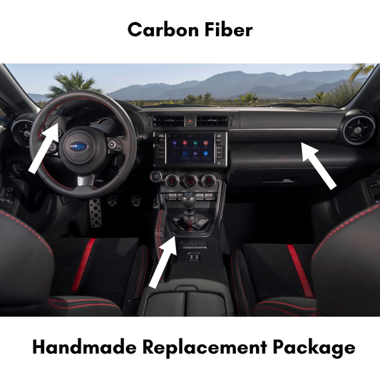 2022+ Gr86 / BRZ Carbon Fiber Interior Direct Replacement Kit