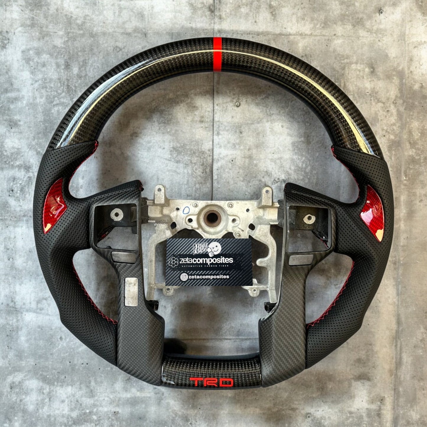 Carbon Fiber Steering Wheel Compatible with Tundra/Tacoma/4runner