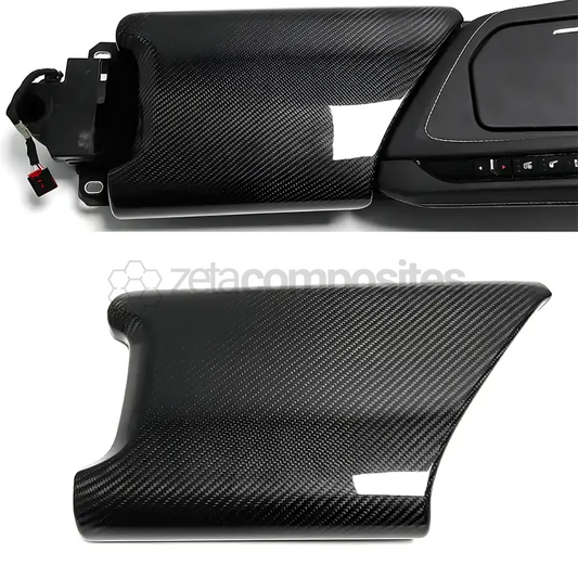 Carbon Fiber Center Console Lid Cover for C8 Corvette
