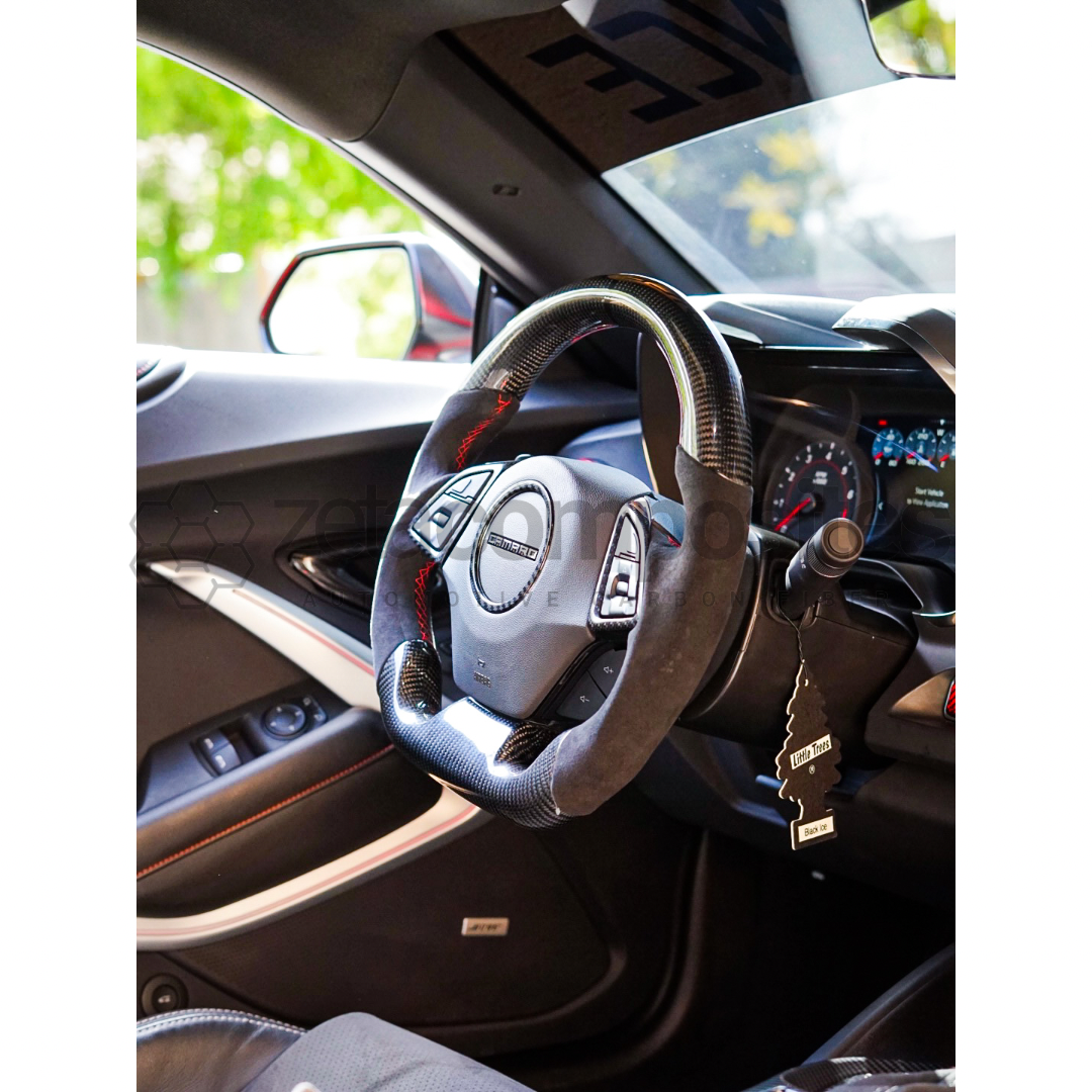 Carbon Fiber Steering Wheel for 6th Gen Camaro SS | ZL1 | RS (2016'-2024')