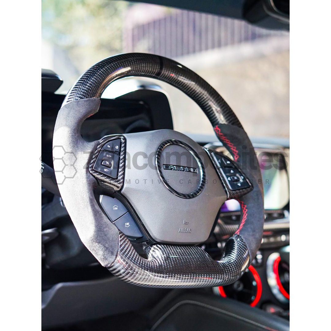 2016 2023 Camaro SS RS LT ZL1 Carbon Fiber Steering Wheel Build