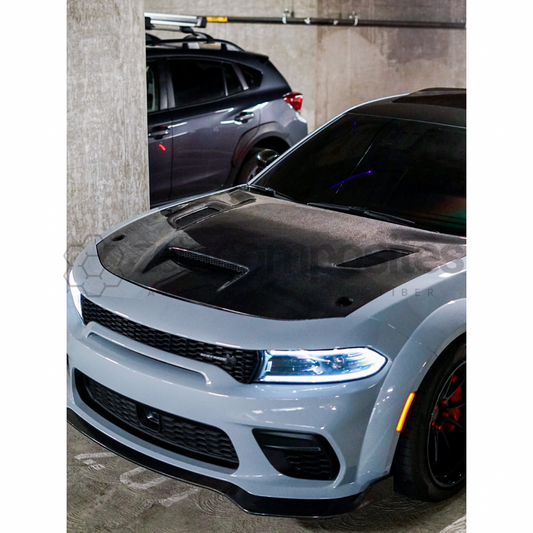 Carbon Fiber SRT Redeye Hood for Dodge Charger 2015-2023