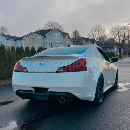 G37 Vented Style Carbon Fiber Rear Diffuser