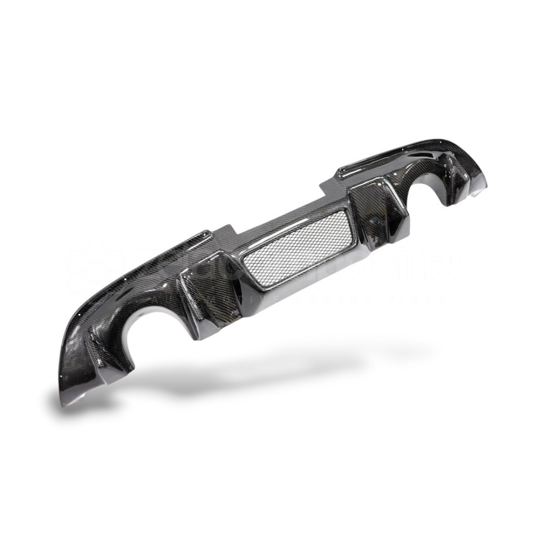 G37 Vented Style Carbon Fiber Rear Diffuser